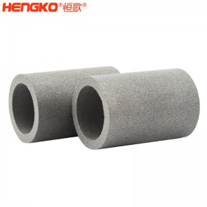 微米级烧结金属粉末不锈钢316L滤管筒