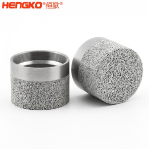 定制微米不锈钢烧结滤芯_316L不锈钢过滤帽反冲洗工业和液体
