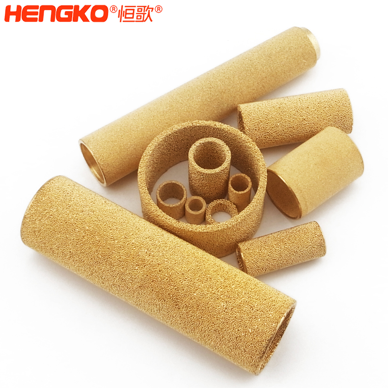 供应烧结粉末铜过滤管反冲洗3-90微米过滤系统