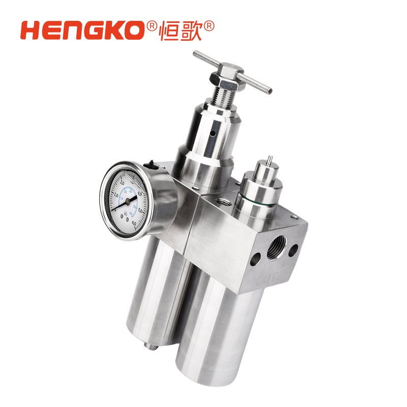 不锈钢气源处理器三联件在超高纯电子特气系统的应用！