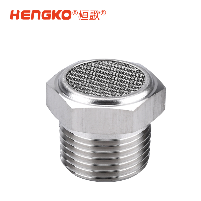 压缩空气机不锈钢消声器，现货供应，高效降噪，适用于气动系统