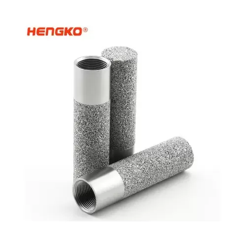 烧结多孔金属不锈钢传感器外壳，用于工业温度和湿度变送器